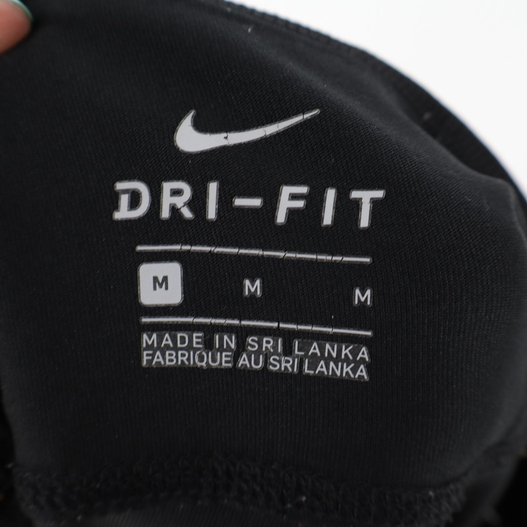 Nike Dri-Fit Capri Leggings Womens Medium Black Stretch High-Waist Mid Rise