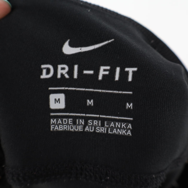 Nike Dri-Fit Capri Leggings Womens Medium Black Stretch High-Waist Mid Rise