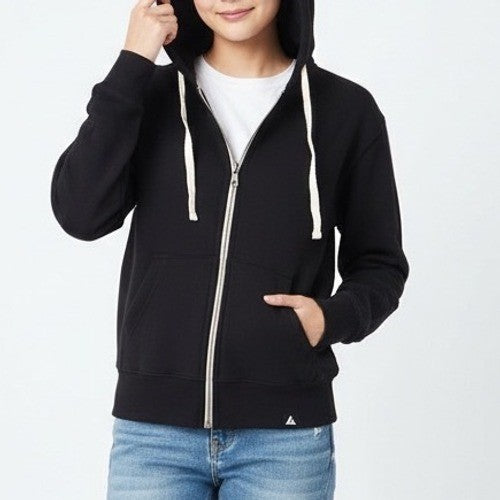 American Giant Black Full Zip Hoodie Sweatshirt Made in USA Size S