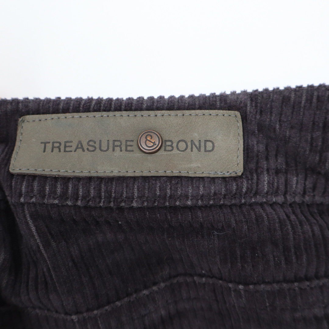 Treasure & Bond Corduroy Pants Dark Gray Bootcut Size 32