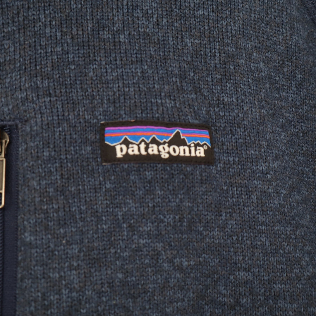 Patagonia Pullover Mens XL Better Sweater Blue 1/4 Zip Fleece Excellent
