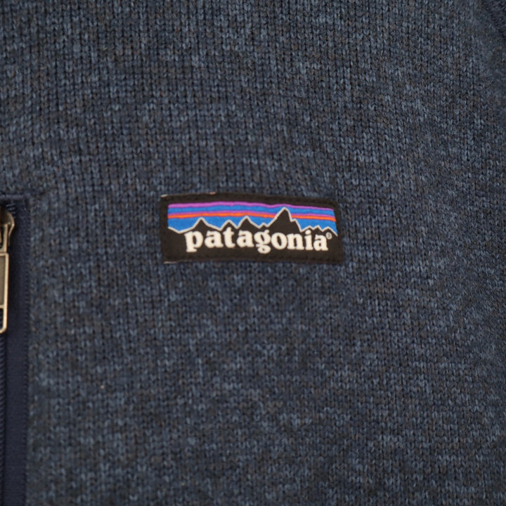 Patagonia Pullover Mens XL Better Sweater Blue 1/4 Zip Fleece Excellent