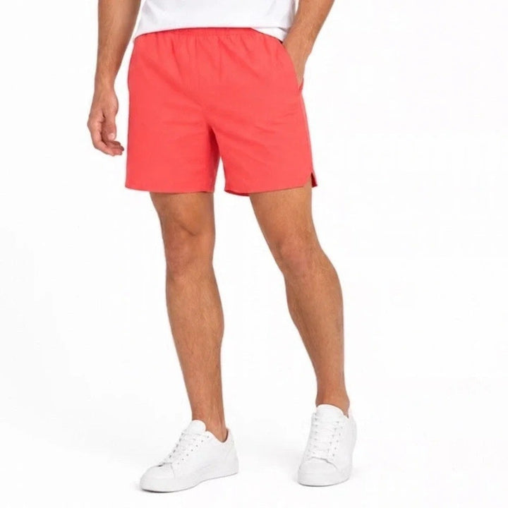DSG Mens 8 Agility Short Cabana Coral Heather Orange Athletic L