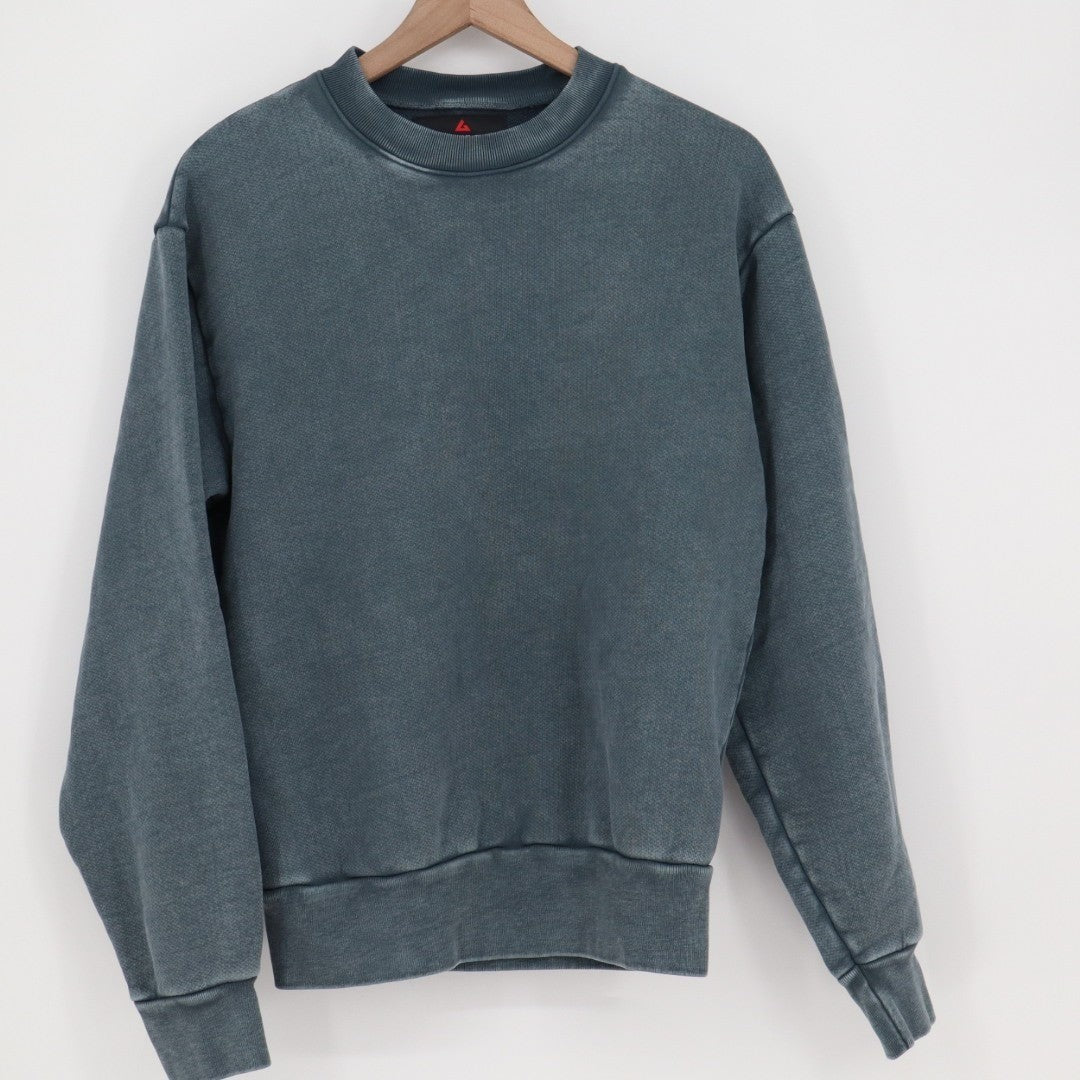 American Giant American Vintage Sweatshirt Unisex Large Blue Cotton Crew Neck