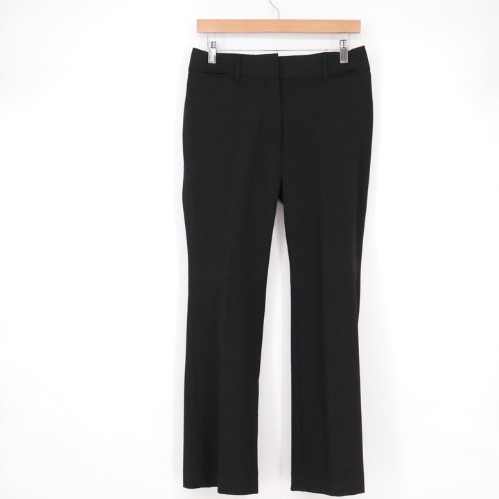 Ann Taylor LOFT Julie Trouser Black Straight Leg Dress Pants Petite 2P