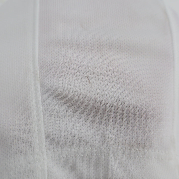 Nike Court Dri-FIT Mens Tennis Shirt White V-Neck Size S