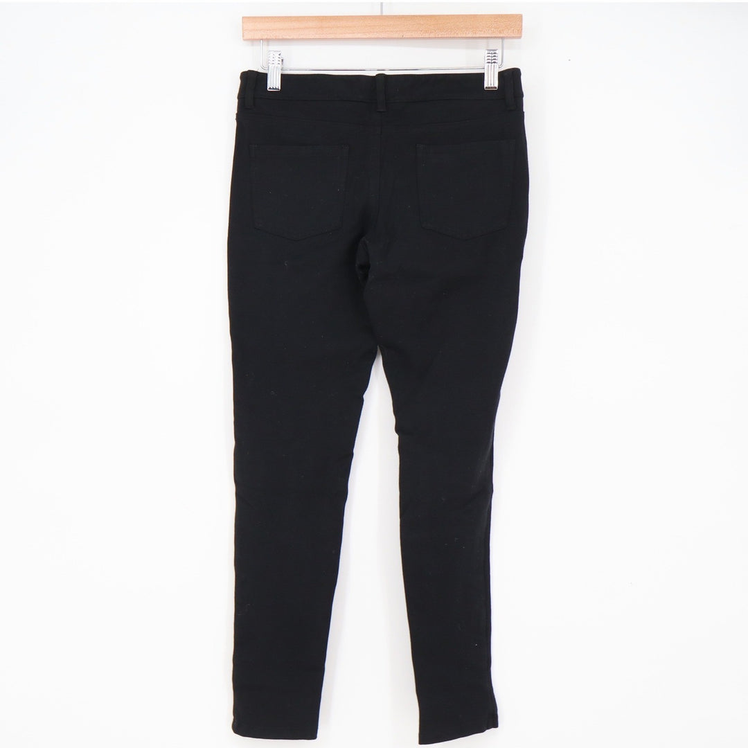 Mossimo Pants Womens 6 Skinny Stretch Black Mid Rise Excellent
