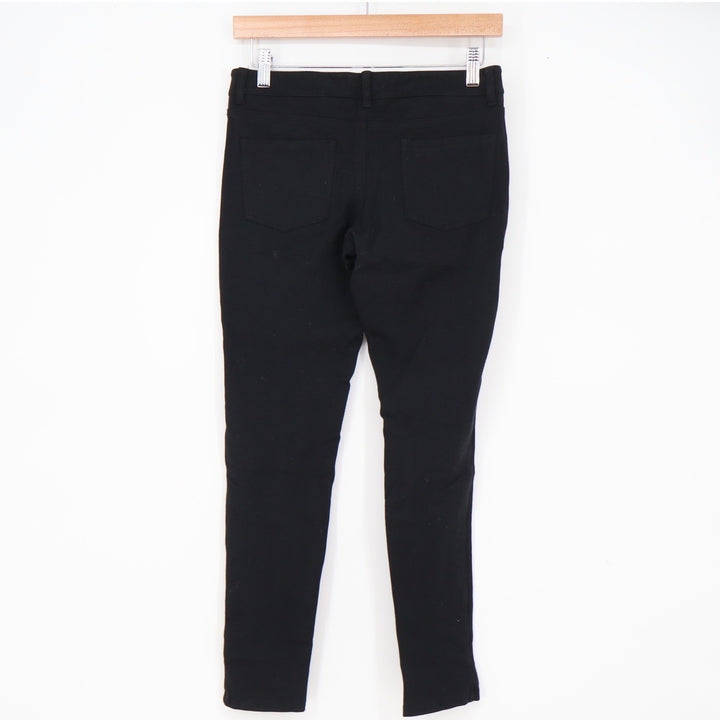 Mossimo Pants Womens 6 Skinny Stretch Black Mid Rise Excellent