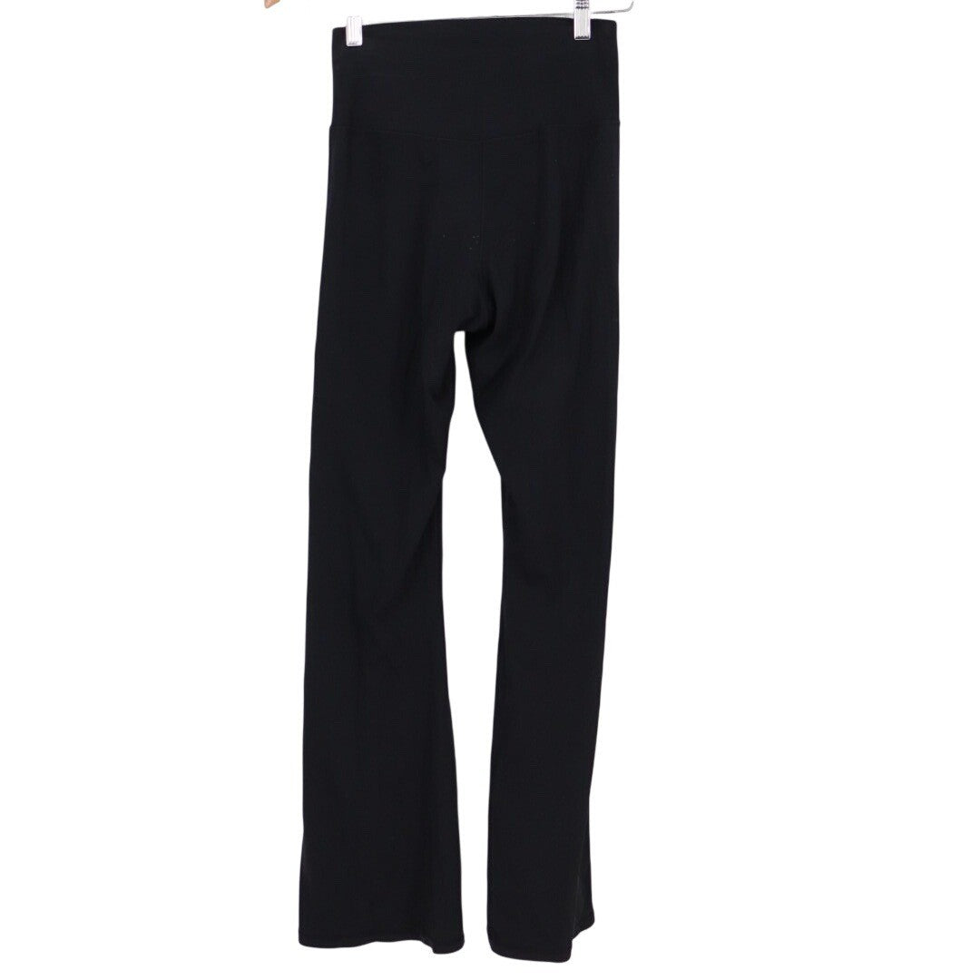 Sunzel Black Wide Leg Yoga Pants Flared Athleisure Bottoms Size M