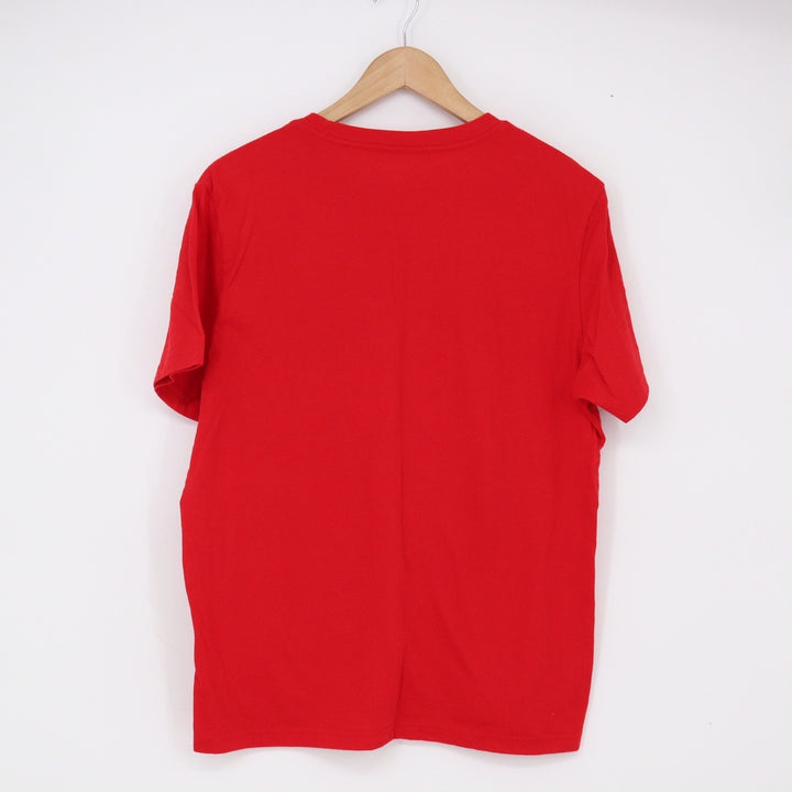 Old Navy T-Shirt Mens M Soft-Washed Holidazed Red Graphic Tee Excellent