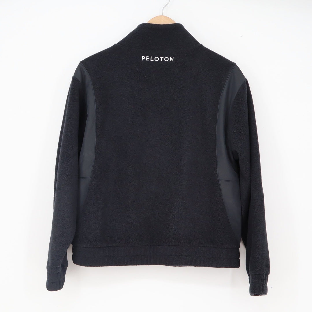 Peloton Pullover Womens S New Heights 1/2 Zip Black Fleece Athletic Excellent