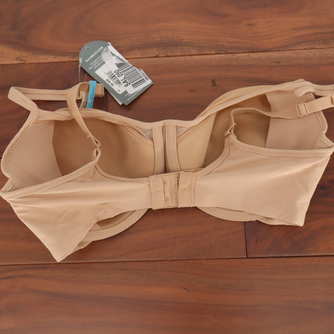Bali One Smooth U Ultra Lite Bra Women's 36C Beige Stretch Padded Underwire