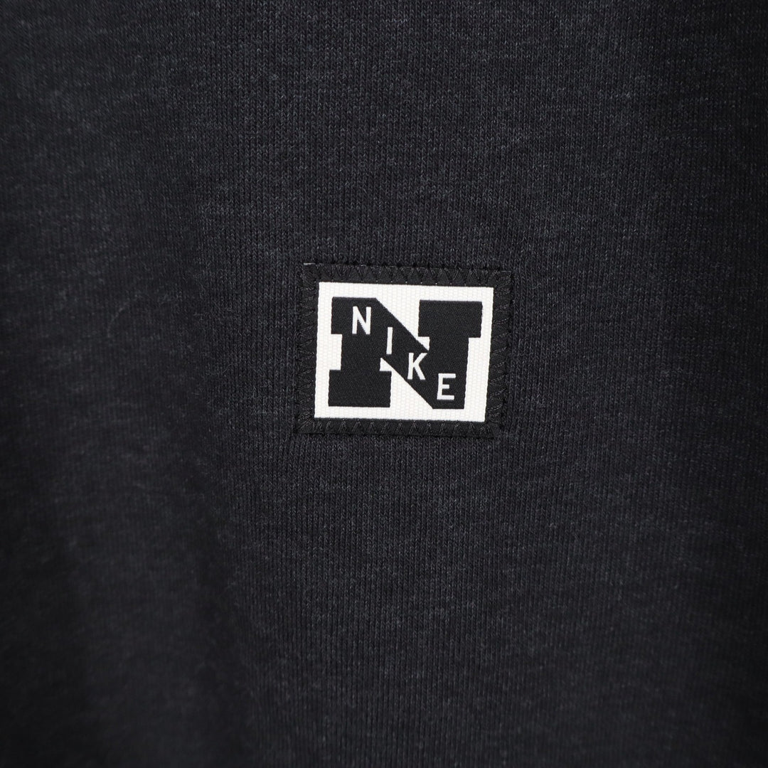 Nike Mens Dri-FIT Short Sleeve Sweatshirt Charcoal Grey XL