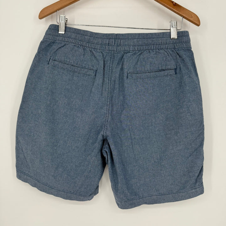 Old Navy Men Casual Drawstring Waist Shorts Blue Size M Cotton Blend