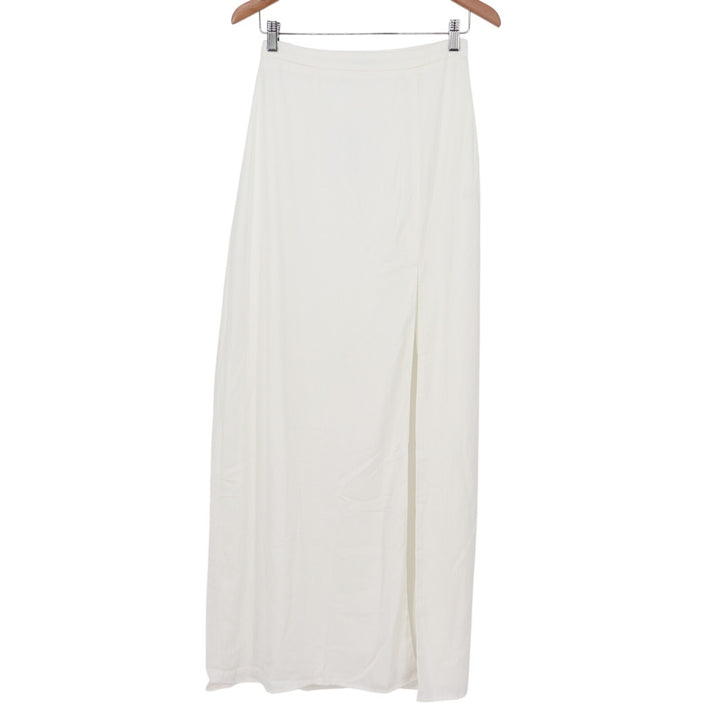 Lulus Heavenly Promise Two Piece Maxi Dress Women Small White Sheer Lace Detail