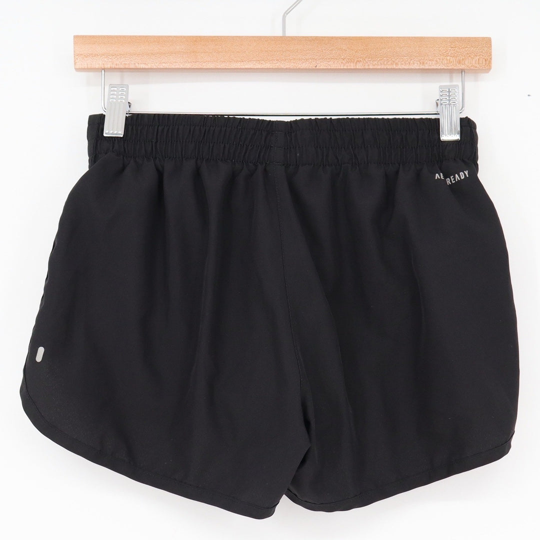 adidas Shorts Womens S AEROREADY 3" Black Running Athletic Excellent