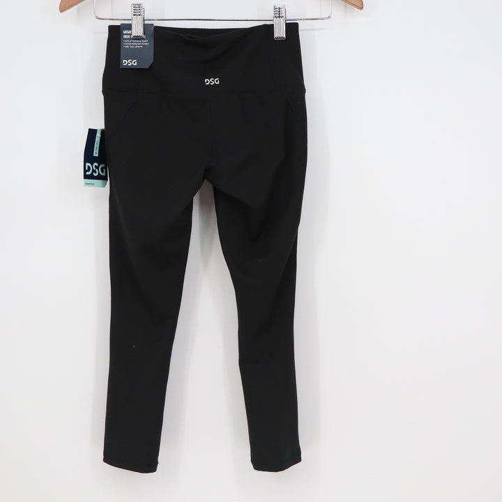 DSG Momentum Capri Womens XXS Black High Rise Crop Leggings