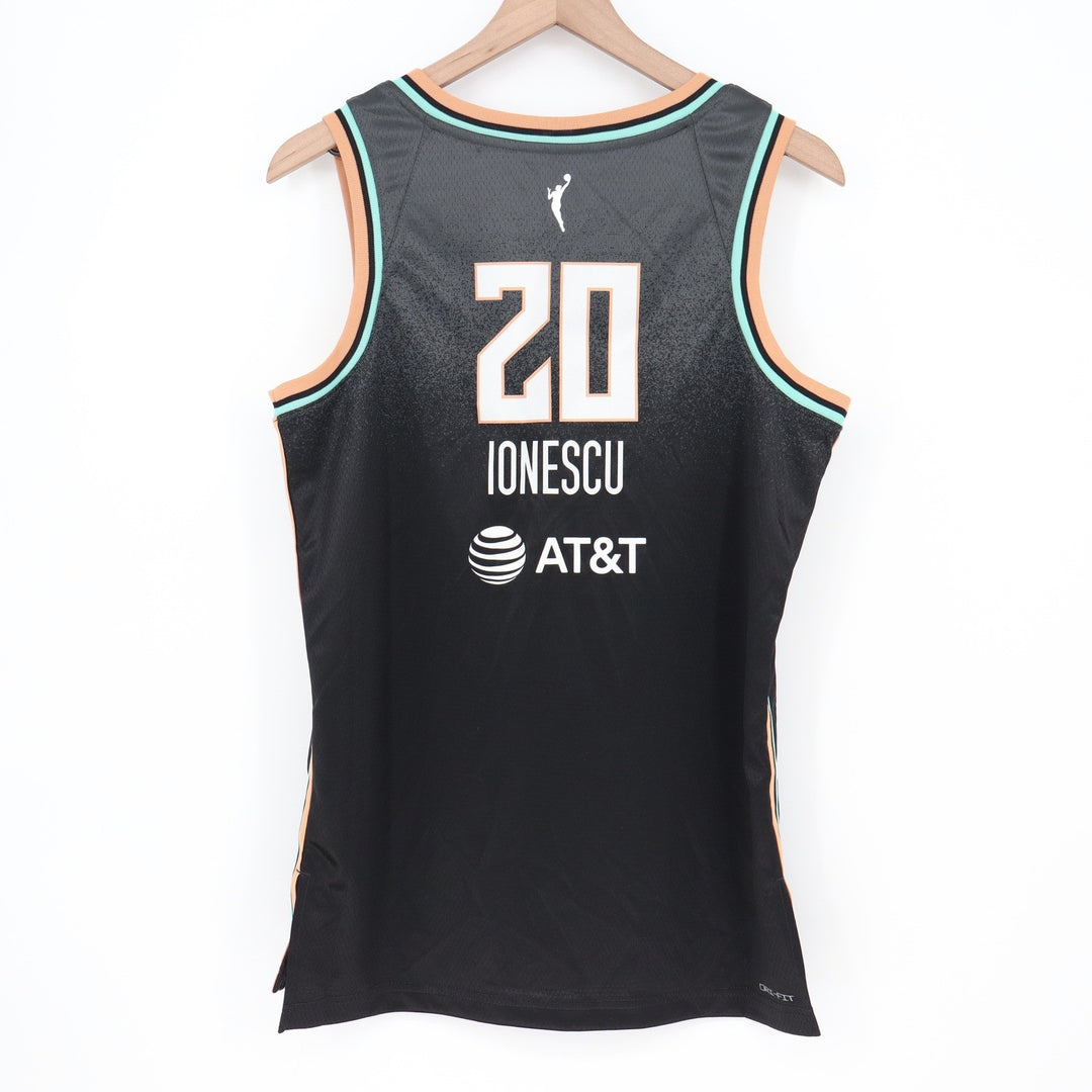 Nike New York Liberty Sabrina Ionescu 20 Explorer Edition Jersey Womens S Black