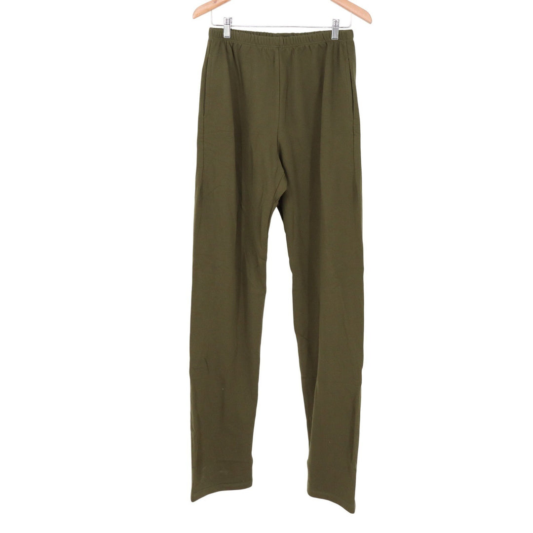 Naked Wardrobe Olive Green High Waist Straight Leg Sweatpants M