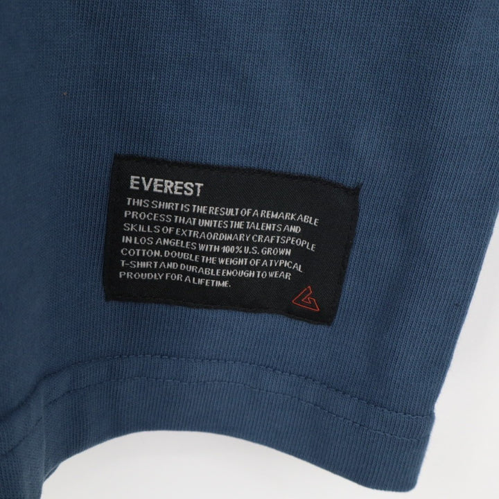 American Giant Everest T-Shirt Men's 2XL Blue Cotton Short Sleeve Crew Neck
