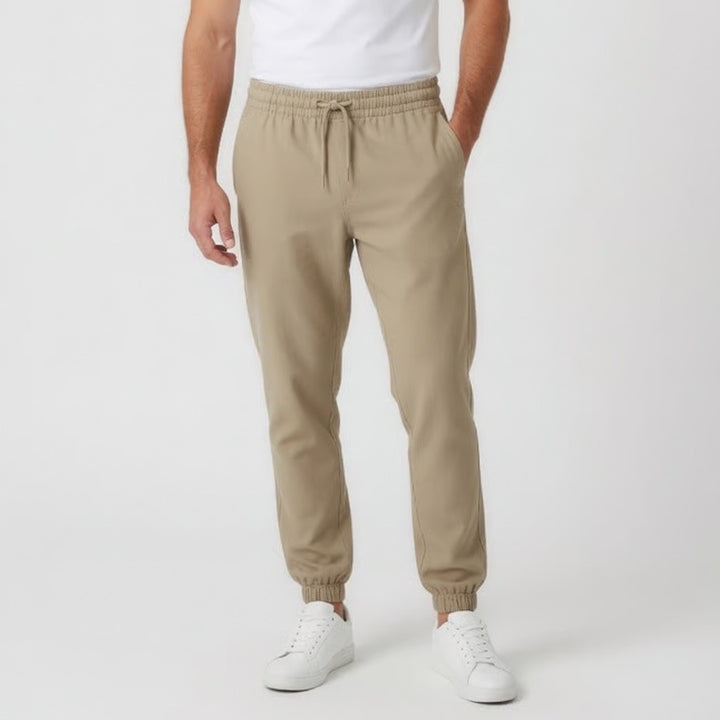 DSG Mens Classic Fleece Cinch Pant Joggers Light Sand XL New