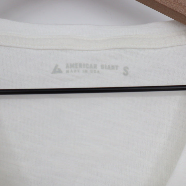 American Giant Women's Classic Cotton V-Neck Tee Size S Made in USA