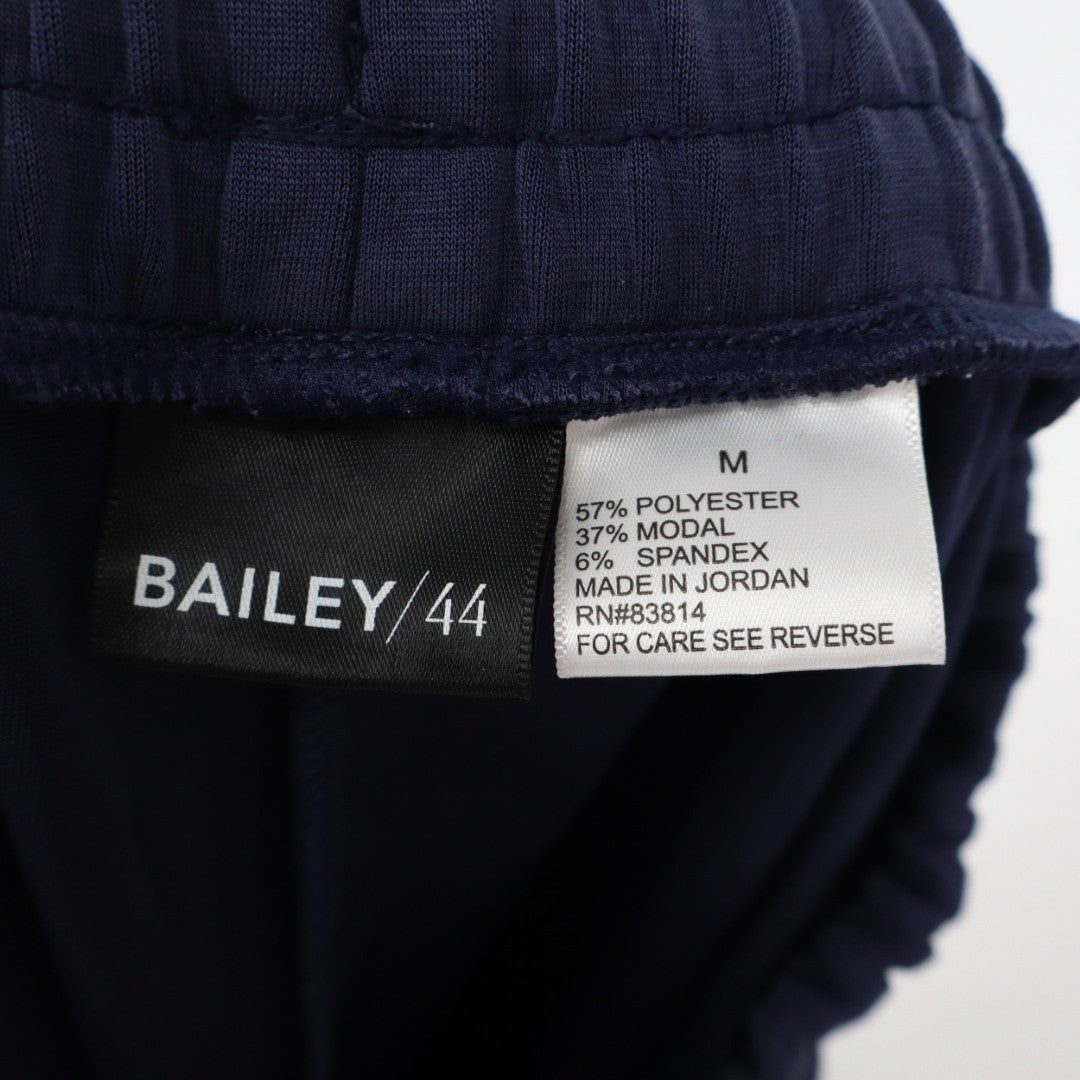 Bailey/44 Sweatpants Womens Medium Navy Stretch Slash Pockets High Rise Outdoor