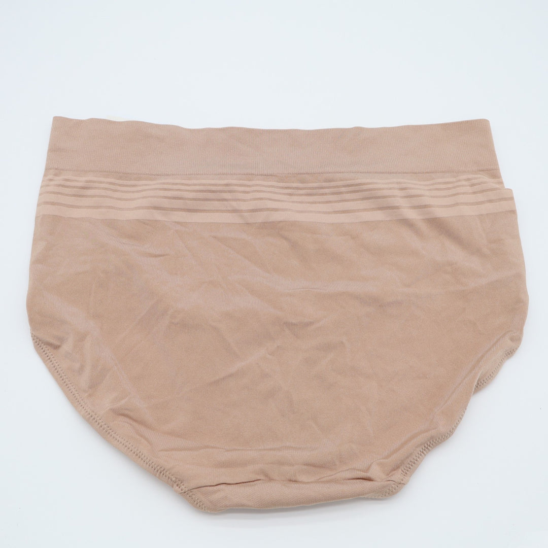 Warners No Pinching No Problems Seamless Brief Panty Womens XL Toasted Almond