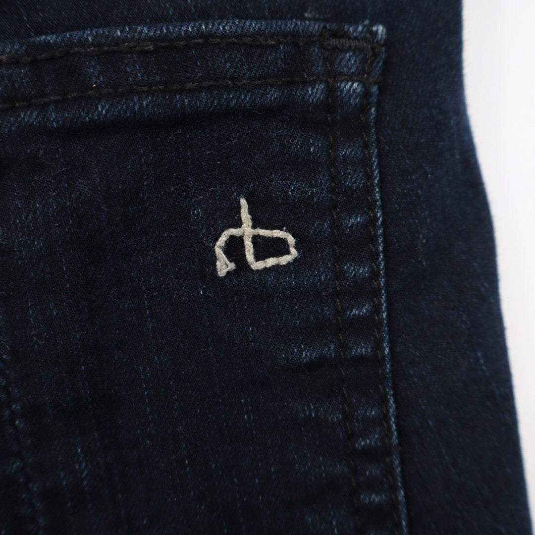 Rag Bone Jean Womens Size 26 Dark Indigo Skinny Zipper Ankle Jeans W15351382