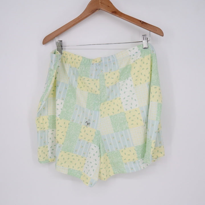 Charter Club Intimates Sleep Shorts Women 2XL Multicolor Spring Patchwork