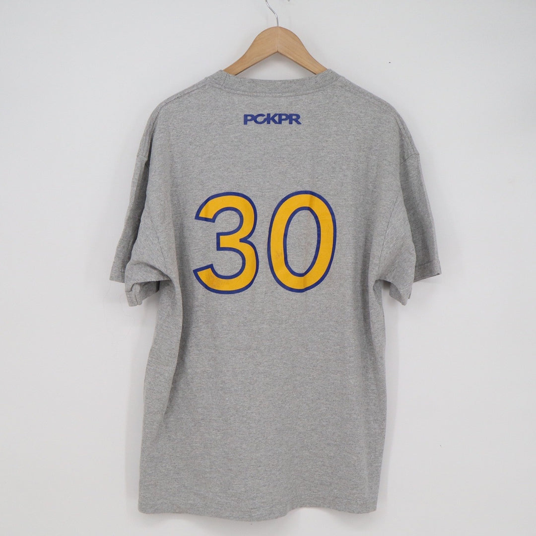 Alstyle Mens XL Keep Calm and Curry On Stephen Curry 30 Graphic T-Shirt Gray