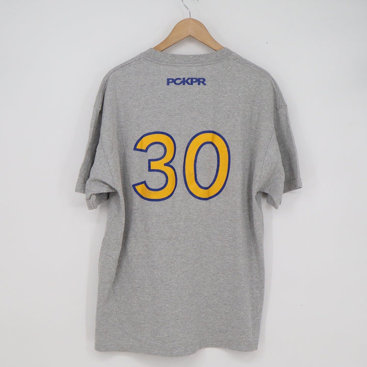 Alstyle Mens XL Keep Calm and Curry On Stephen Curry 30 Graphic T-Shirt Gray