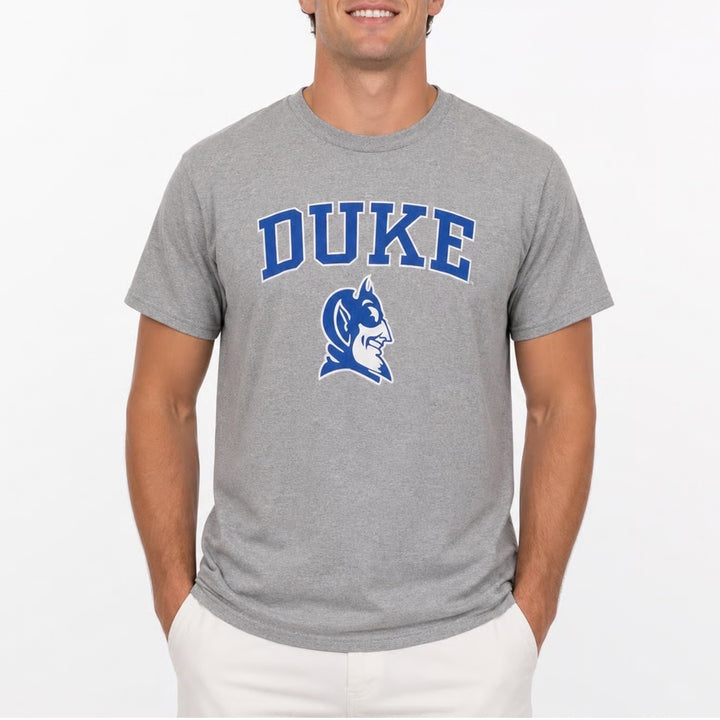 Gildan Duke University Blue Devils T-Shirt Gray NCAA Basketball Mens Medium
