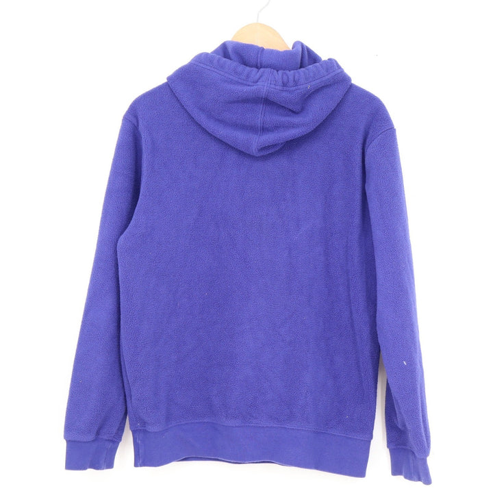 Gap XS Purple Fleece Hoodie Embroidered Logo Pullover Sweatshirt 11504