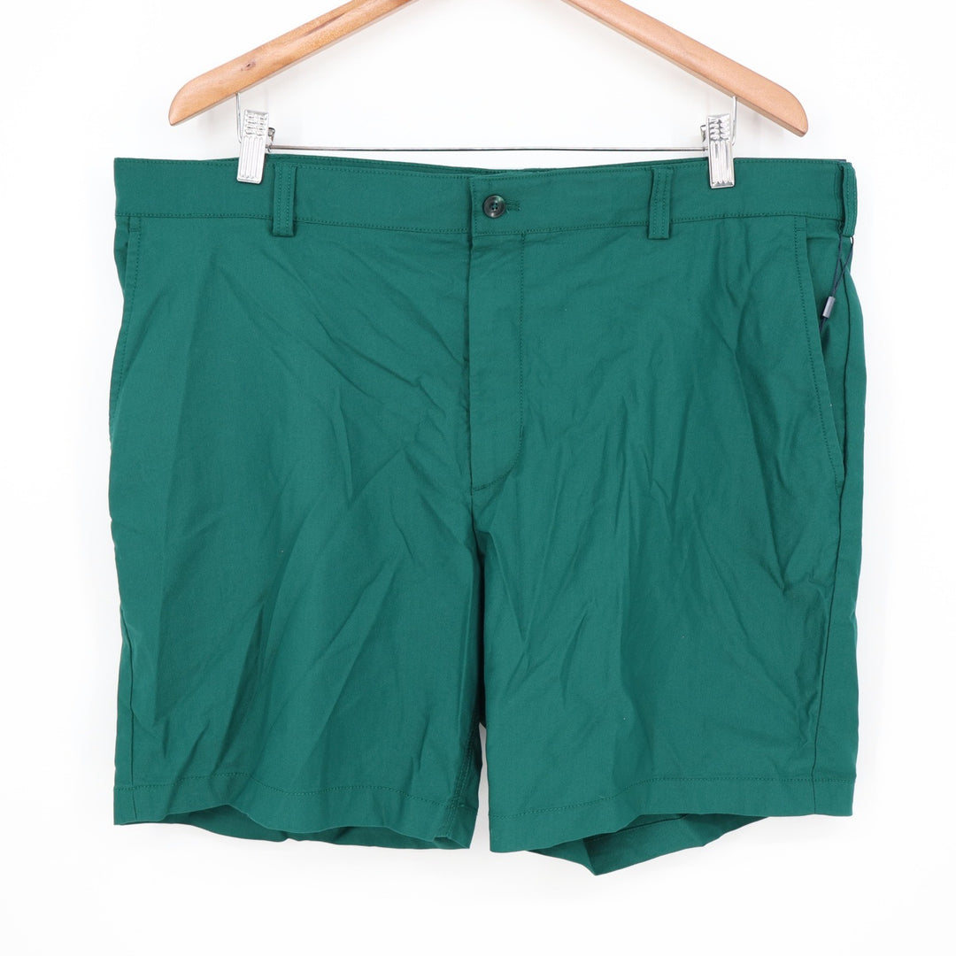 Walter Hagen Mens Clubhouse Chino Shorts Dark Green Stretch Golf Size 40