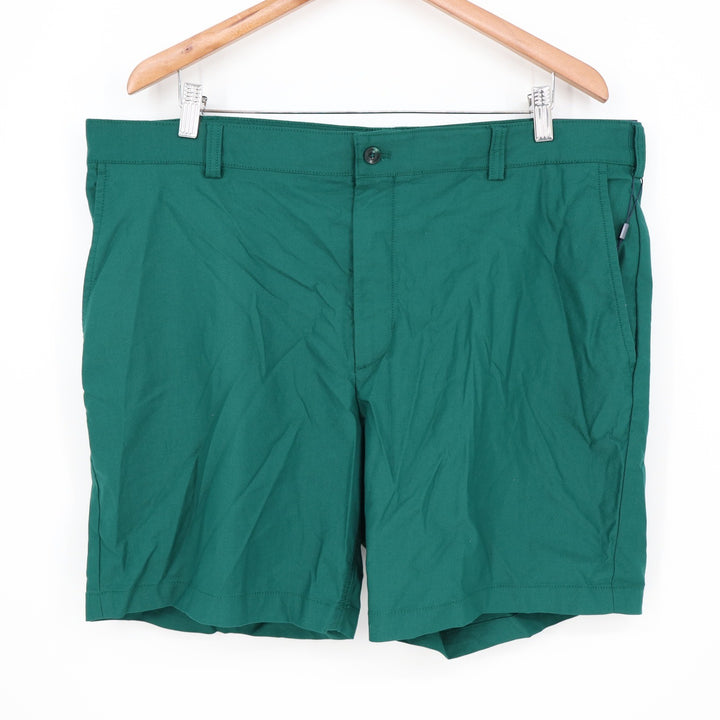 Walter Hagen Mens Clubhouse Chino Shorts Dark Green Stretch Golf Size 40