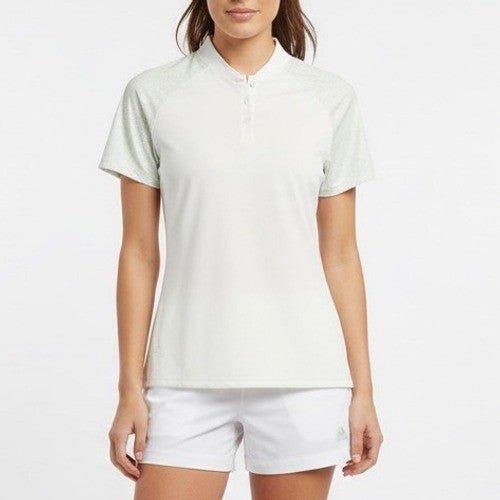 Adidas Womens Golf Polo Shirt White Short Sleeve W U365 C PRT SS HG4504 Sz S