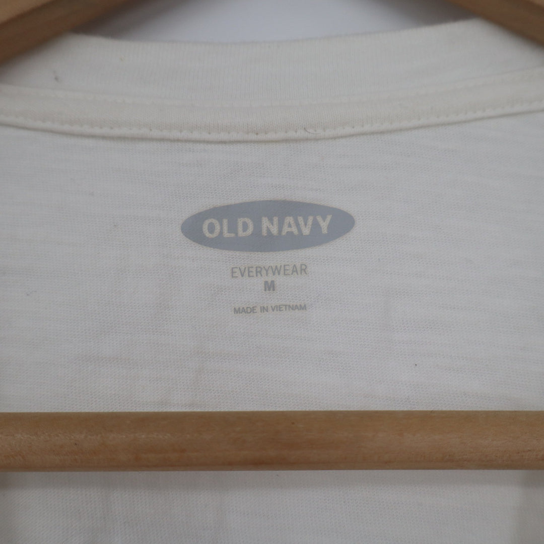 Old Navy EveryWear California Scenic Route Graphic Tee Cream Cotton Medium
