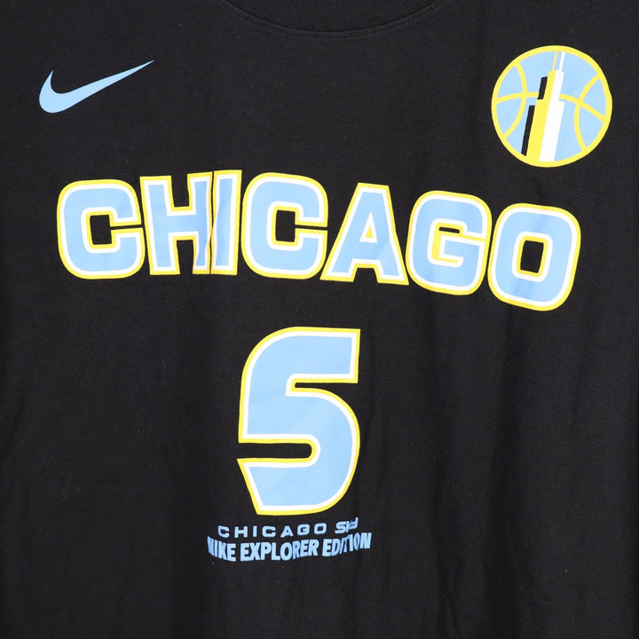 Nike Chicago Sky Angel Reese 5 Explorer Edition Black T-Shirt XXL