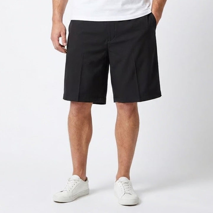 Walter Hagen Mens Perfect 11 Golf Shorts Black Big & Tall 48
