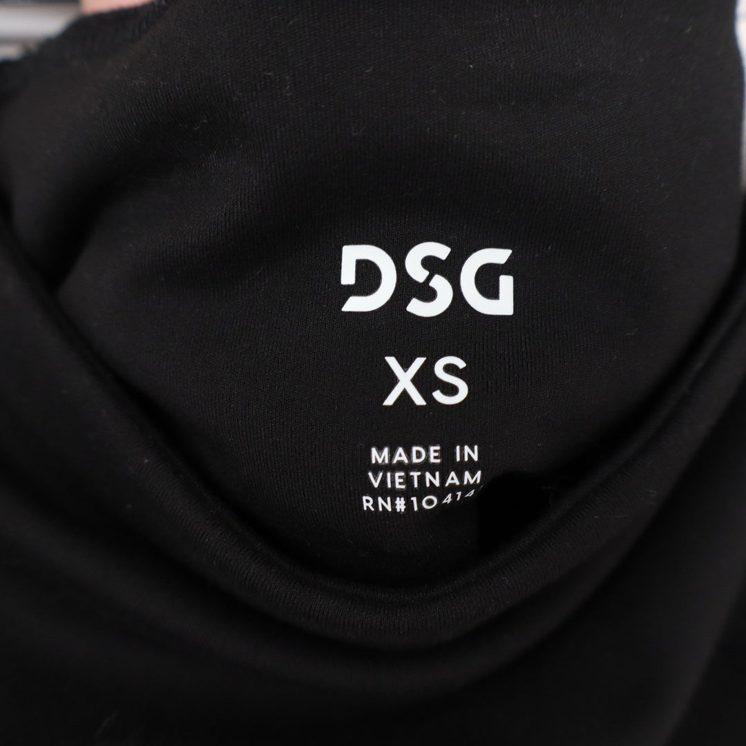 DSG Momentum Capri Womens XS Pure Black High Rise Leggings NEW