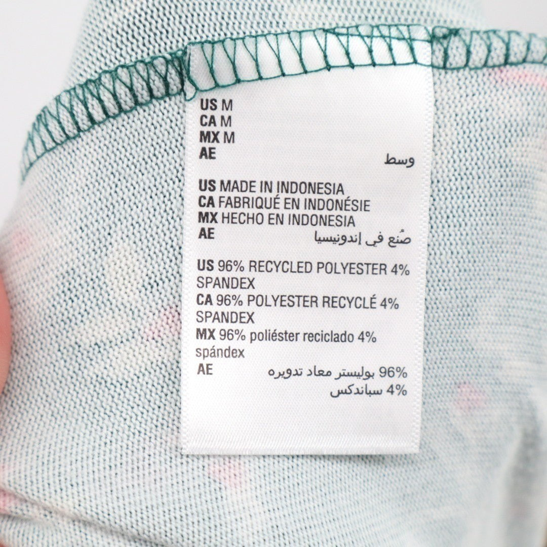 Womens Lounge Pants Medium Cardinal Emerald Green Floral Print Sleepwear Pull On