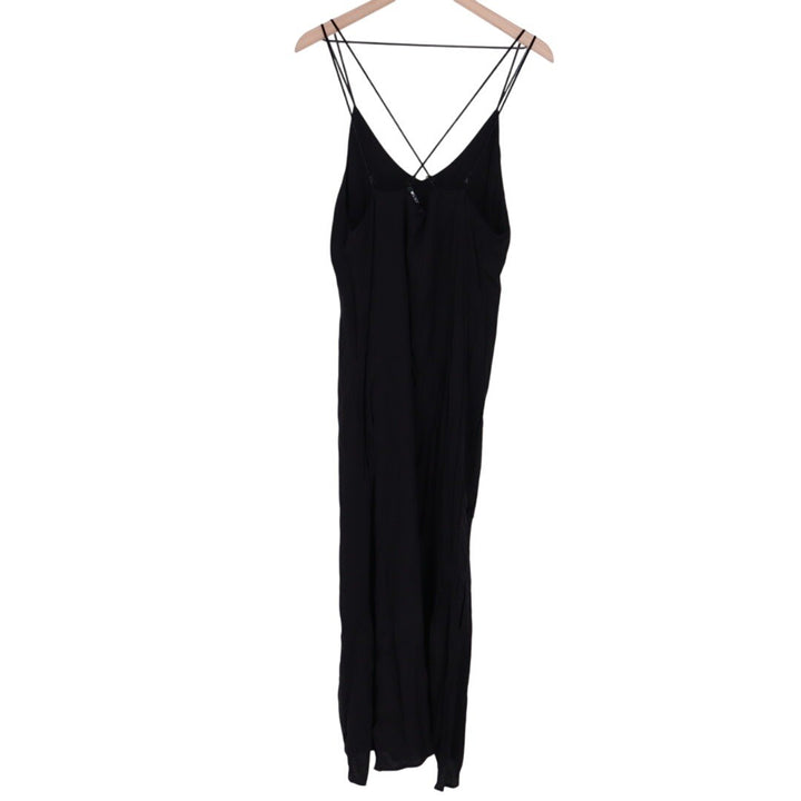 JOES JEANS Black Spaghetti Strap Maxi Dress Size L