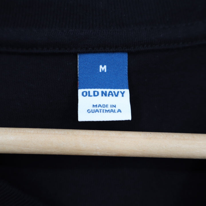 Old Navy T-Shirt Dress Women's Medium Black Crew Neck Short Sleeve Pullover