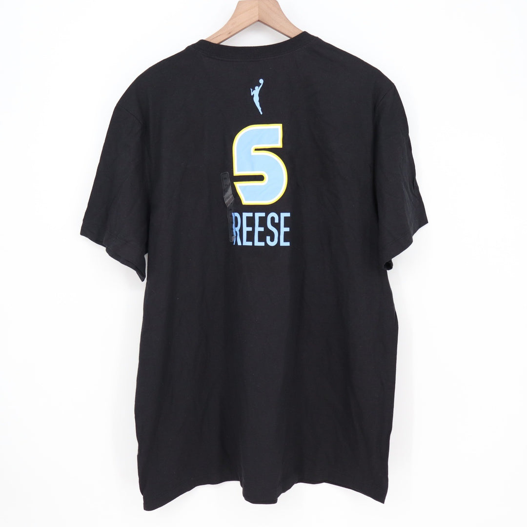 Nike Chicago Sky Angel Reese 5 Explorer Edition Black T-Shirt Mens XL WNBA
