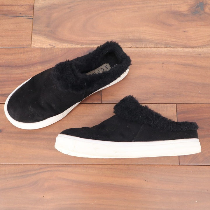 Esprit Penny Mule Womens US 7M Black Faux Fur Lined Round Toe Slip On Shoes