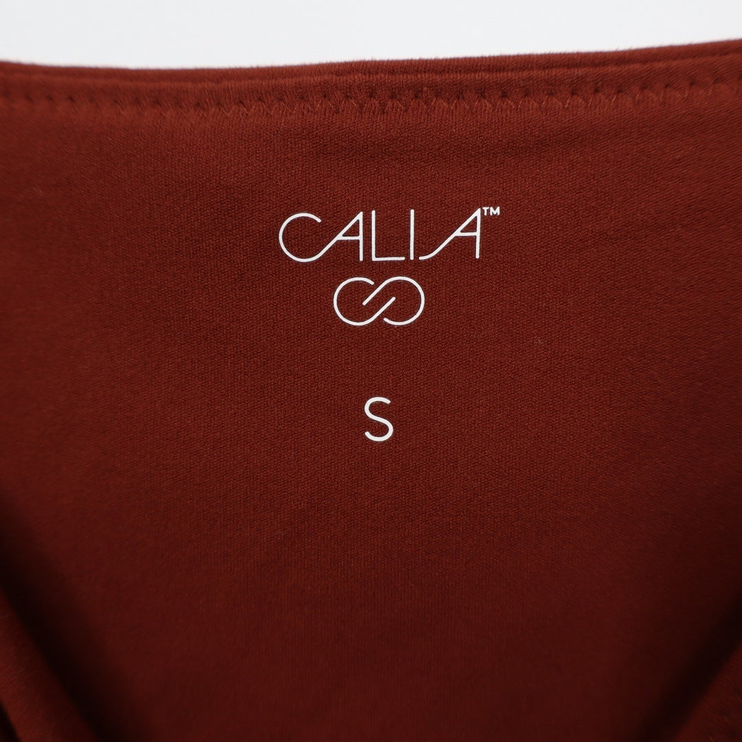 Calia Inspire Cami Bodysuit Red Brown Small New With Tags