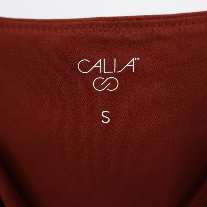 Calia Inspire Cami Bodysuit Red Brown Small New With Tags