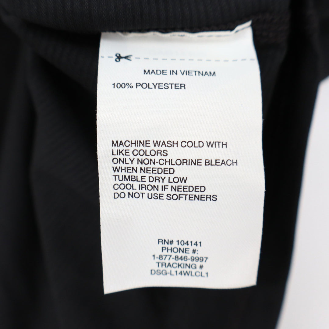DSG Boys Movement Tee Pure Black Short Sleeve Moisture Shirt Size M 10-12