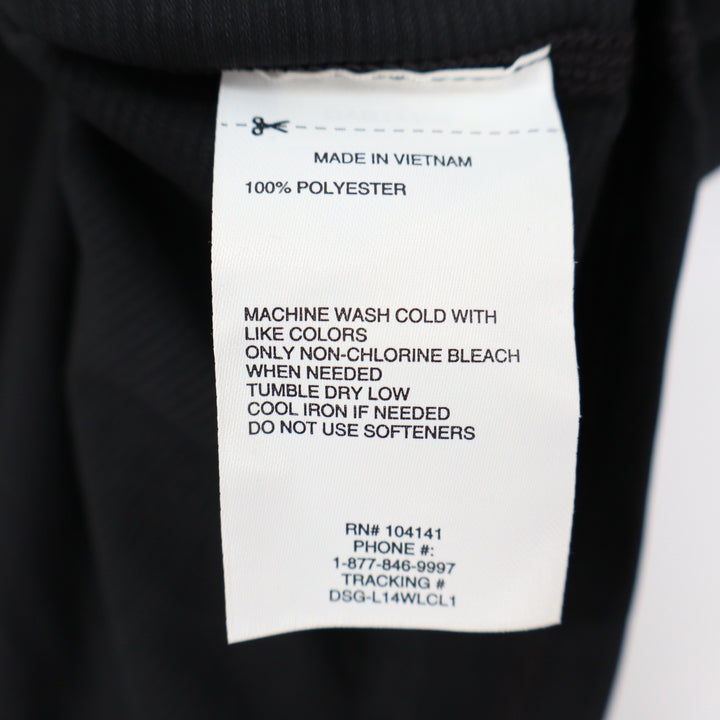 DSG Boys Movement Tee Pure Black Short Sleeve Moisture Shirt Size M 10-12